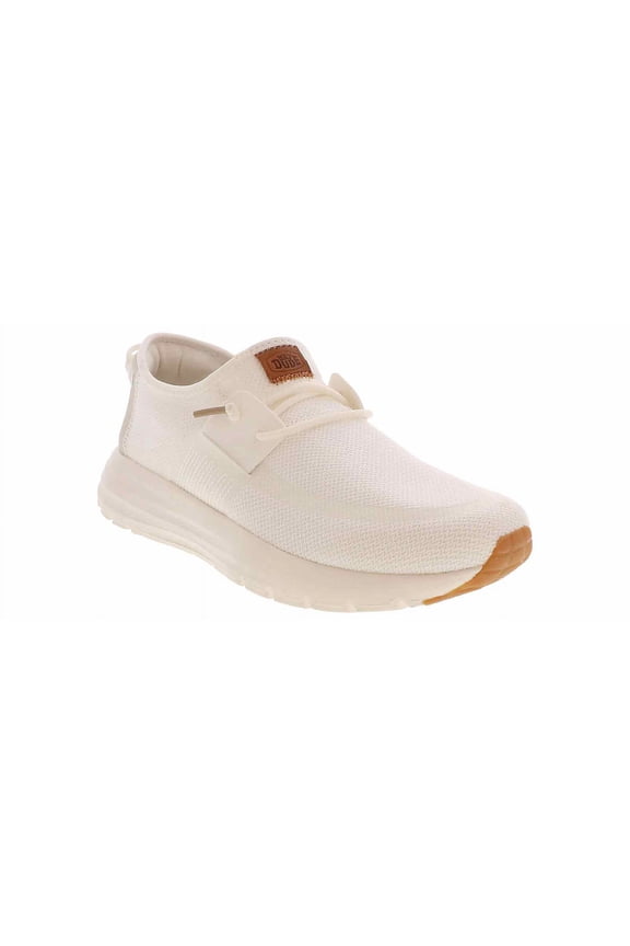 Heydude Sirocco Neutrals Casual Shoe | 41292-1FE White