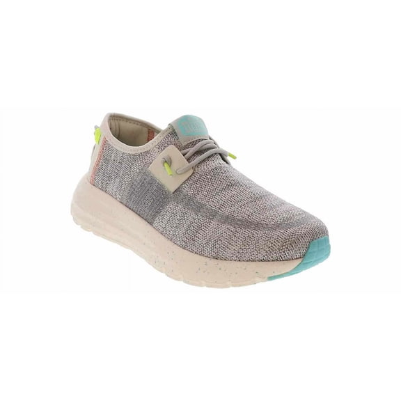 Hey Dude Sirocco Speckle Women's Shoes, Grey, 7