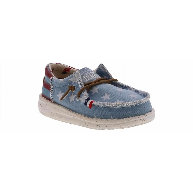 Heydude Wally Americana Denim Star Toddler Boys display picture 1