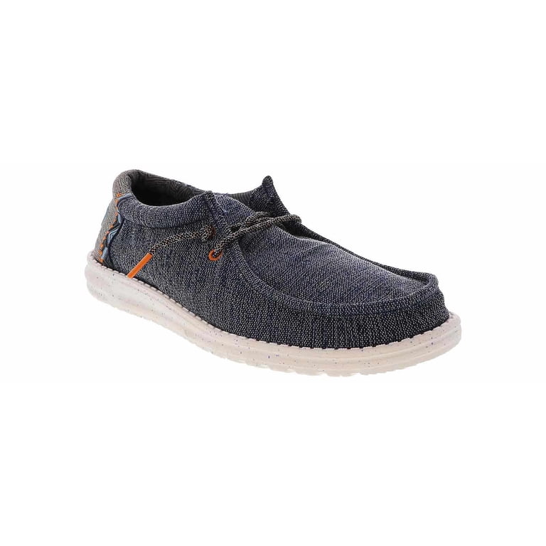 HEYDUDE Men's Wally Coastline Sneaker - Lightweight Casual Shoes With Elastic Laces