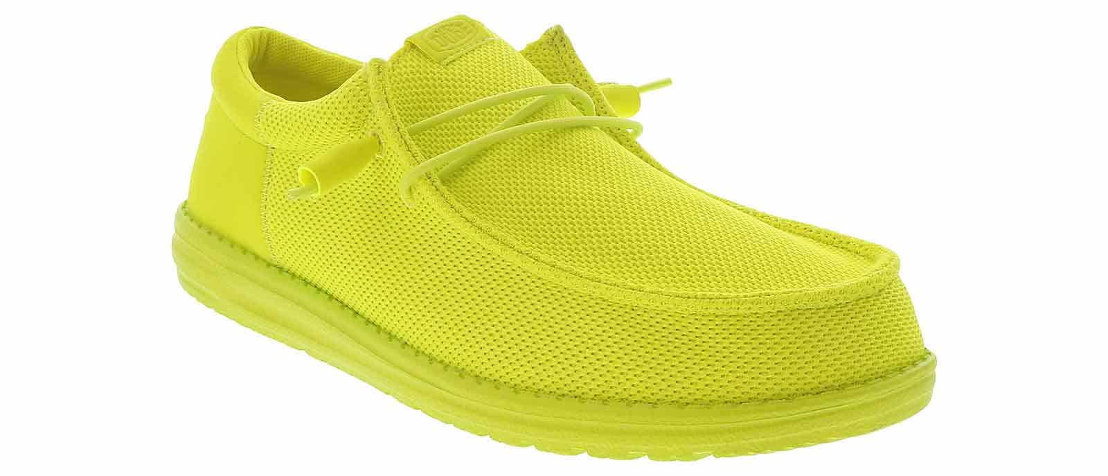 Heydude Wally Funk Mono Lime Green Casual Shoe 40011-3TX