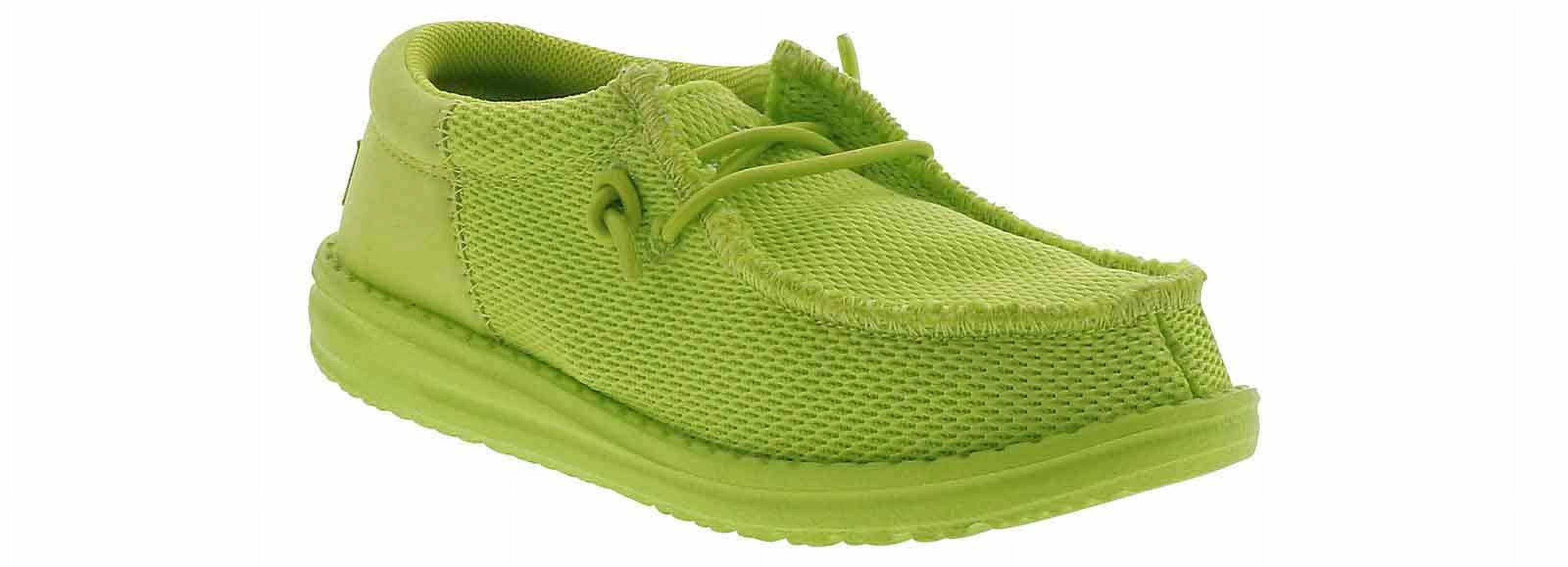 Hey Dude Slip On Sneakers Shoes Wally Sox Tundra Green Yellow 9 Green Heydude Mens Wally Mardi Gras Slip On Sneaker | Rack  main image 2