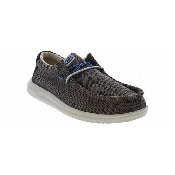 Heydude Wally H2O Mesh Black Grey Casual Shoe | 40710-001