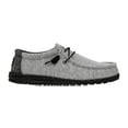 thumbnail image 1 of Heydude Wally Stretch Dark Web Casual Shoe | 40024-1GQ Grey, 1 of 5