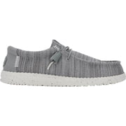 Men Wally Stretch Sox Wide , Gray, 12