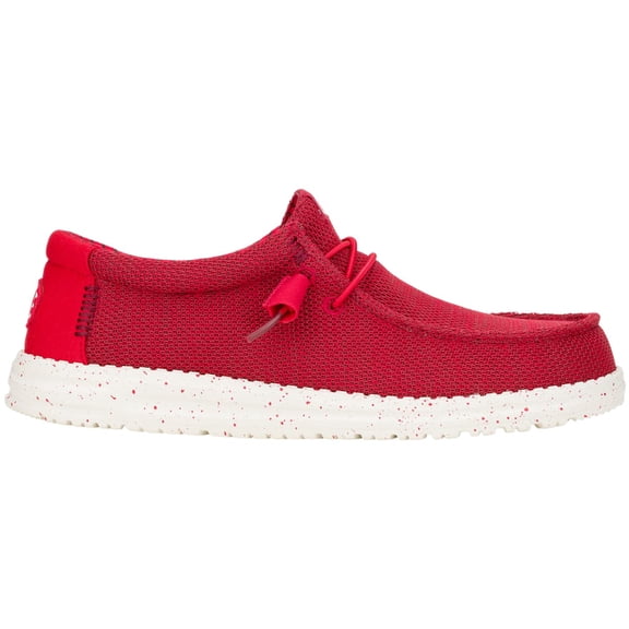 HEYDUDE Men Wally Stretch Sox Moccasins Red, 9