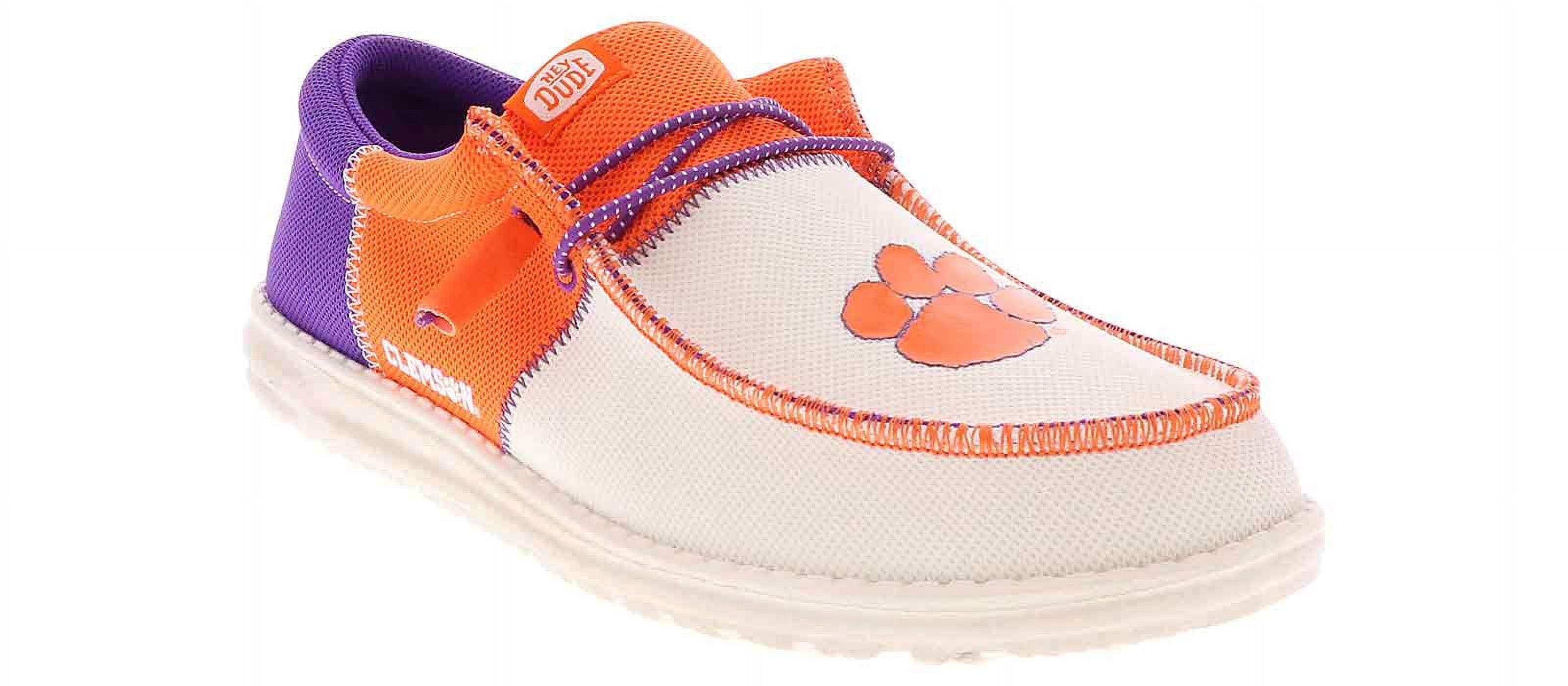Heydude Wally Tri Clemson Casual Shoe | 41330-81E White 