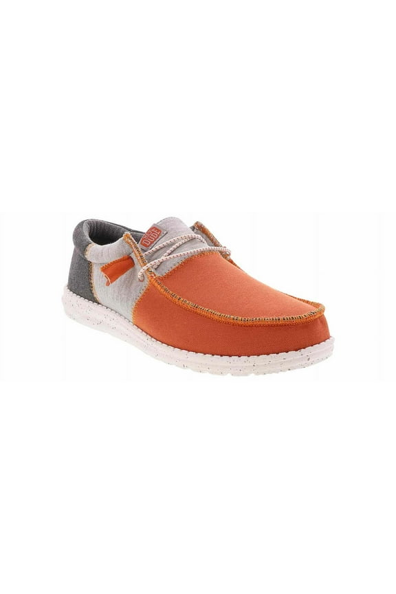 Heydude Wally Tri Varsity Orange Casual Shoe | 40170-810