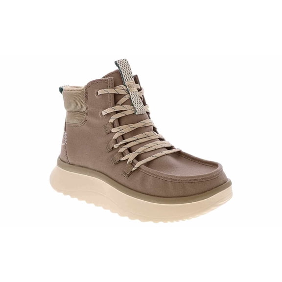 Heydude Wendy Apres Coated Twill Fashion Boot | 41990-267 Beige Size 6