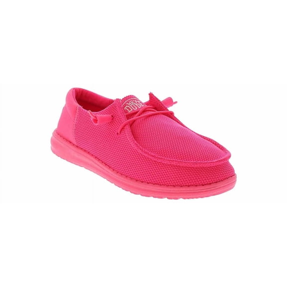 Hey Dude Wendy Funk Mono 40065-6QQ Women's 8 Pink Moc Toe Comfort Shoes ZPO2075