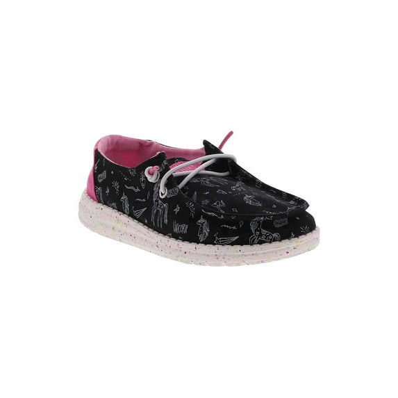 Heydude Wendy Unicorn Notebook Youth Girls' Shoe | 40452-001 Black