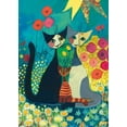 thumbnail image 1 of Heye Flowerbed By Artist Rosina Wachtmeister 1000 Piece Animals & Wildlife Jigsaw Puzzle, 1 of 3