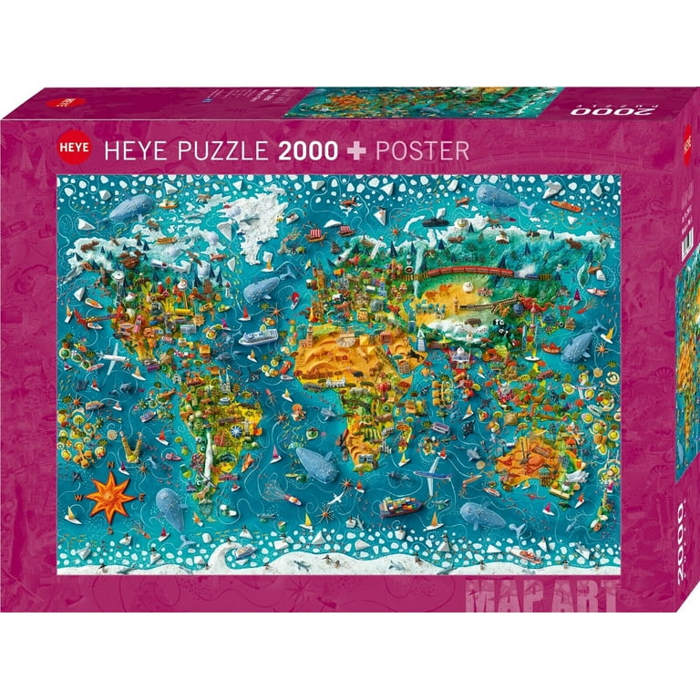 HEYE PAZZLE(2000piece) Map Art 29845