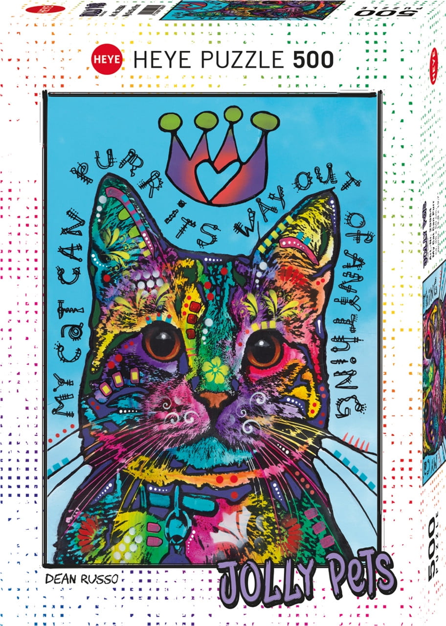 Heye My Cat Can Purr 500 Piece Puzzle Walmart