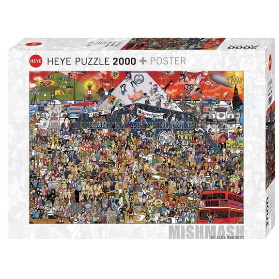 Heye British Music History 2000 Piece Jigsaw Puzzle