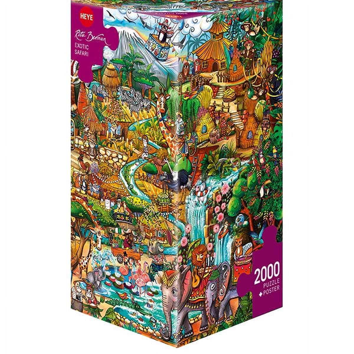 New Large Puzzle 2000 Pieces 3000 1500 Rainbow Sea World Animal Hard Paper  Jigsaw Game Puzzle for Teen Adult Friend Gift Trend
