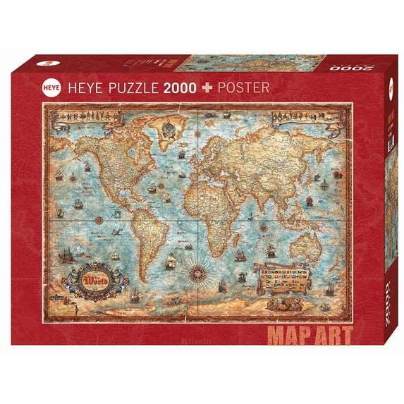 Heye : Puzzle 2000 pcs The World