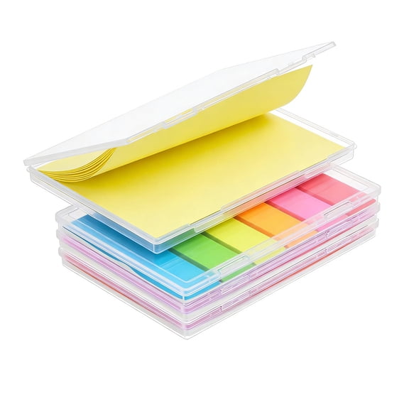 Heyingu 4Pcs Photo Storage Box Fit 8" x 10" Photo with Buckle Thick Scrapbook Paper Storage Box for Scrapbooks Card Papers Craft