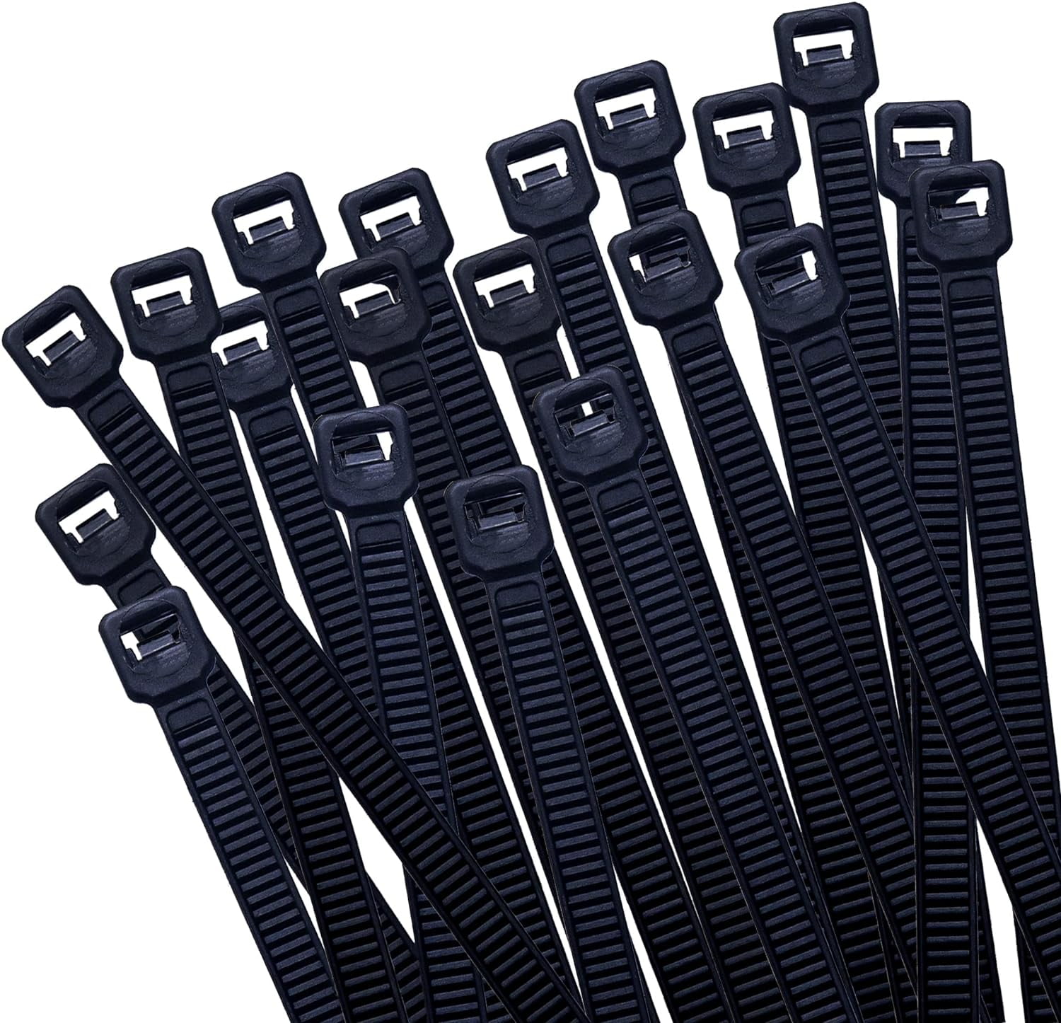 Heyinz 125Pcs Black Zip Ties heavy Duty, Cable Ties, Wire Ties, Small