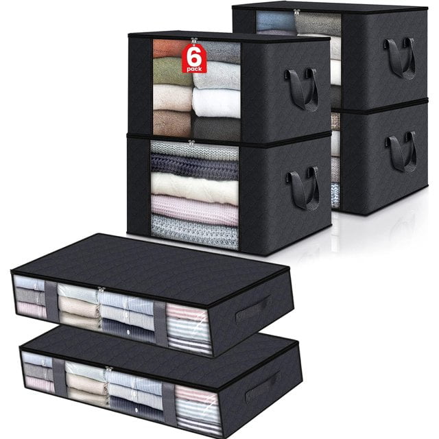 Heyjar Closet Storage Bags Organizers, Large Clothing Storage Bags with