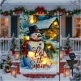 thumbnail image 1 of Heynemo Christmas Solar Garden Flag with Lights, LED 12"x18" Double-Sided Snowman Yard Flag, Snowman Garden Decoration for Lawn, Porch, Path, 1 of 11