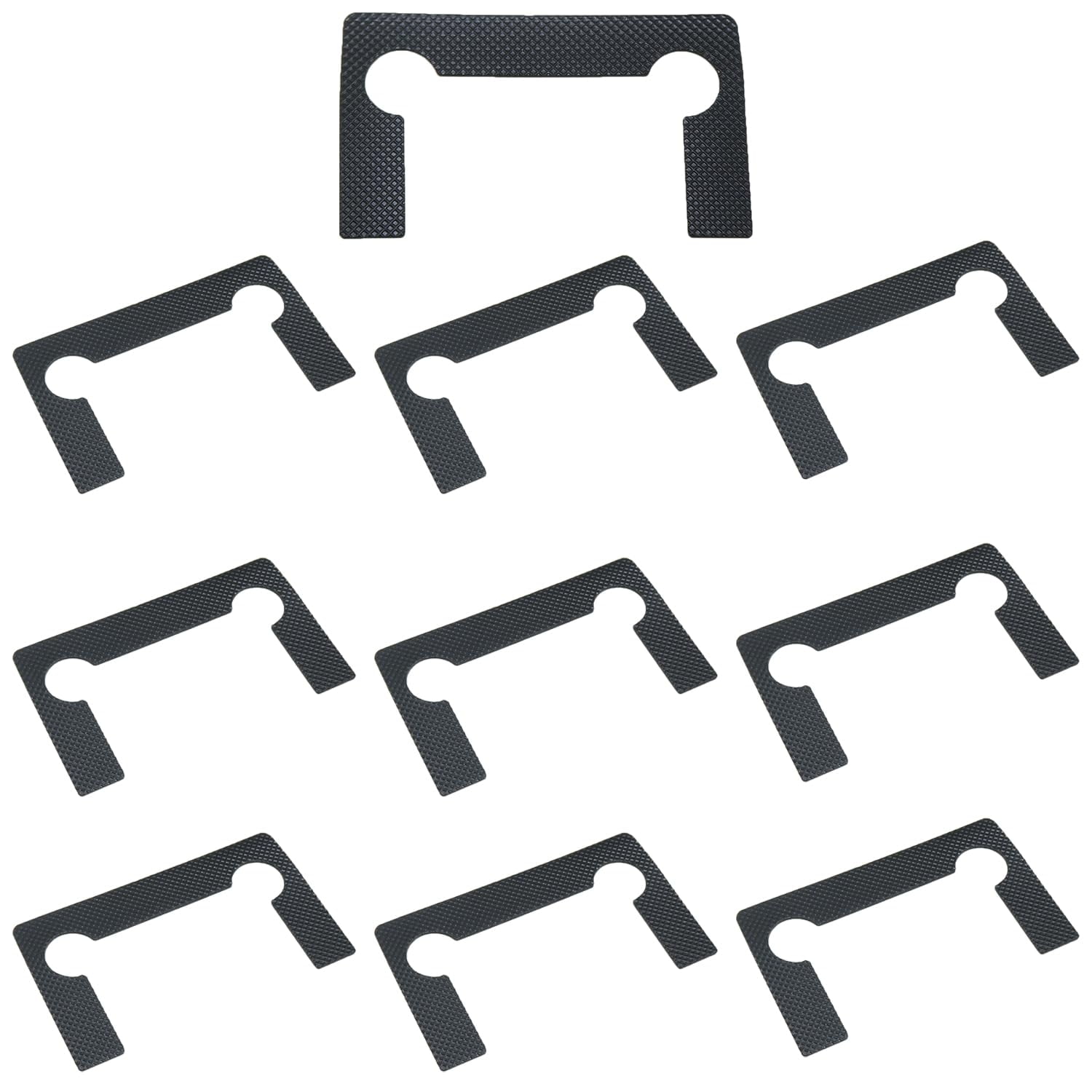 Heyous 10PCS 82x46mm Glass Hinge Gaskets Glass Hinge Replacement Part ...