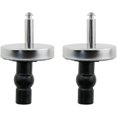 Heyous 2PCS Toilet Seat Hinge Fixing Toilet Seat Fixing Stainless Steel