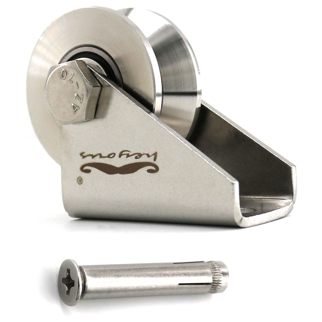 Heyous V Groove Pulley Wheel Track Rollers Bearing Rope Cable Wire