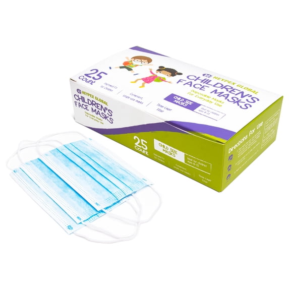 Heypex Global Children's Face Mask, 25 Count