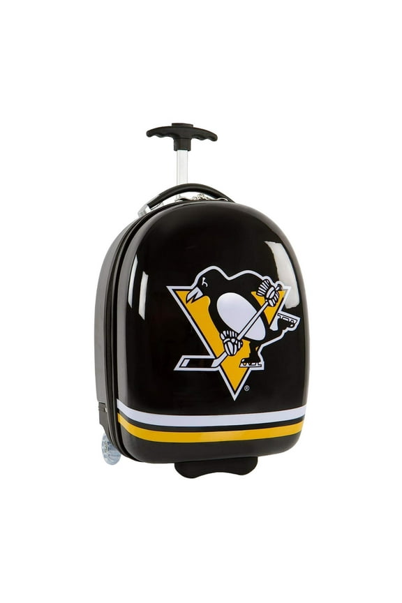 America NHL Pittsburg Penguins 18-Inch ABS/Polycarbonate Kids Luggage
