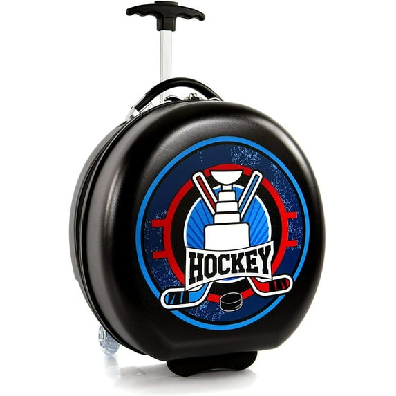 Heys Kids Sports Luggage 16 Inch Wheeled Suitcase for Boys - Hockey Puck