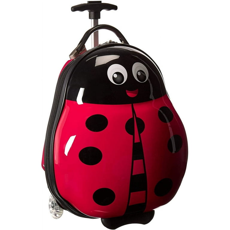 Heys Travel Tots Hardside Luggage 2pc Set with Backpack Lady Bug