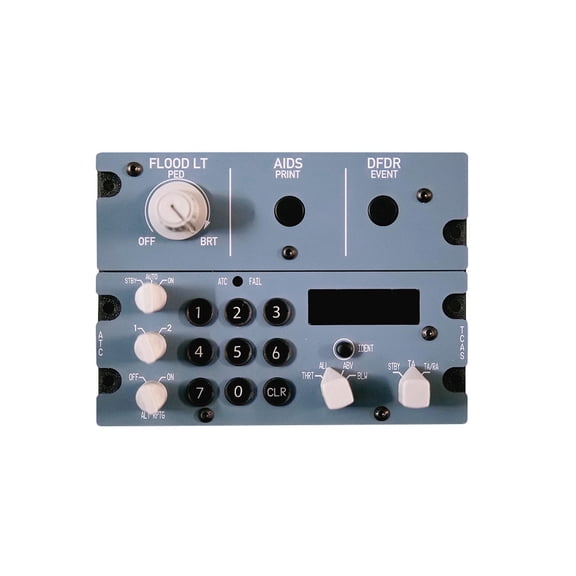 Heysaber A113 V2 1:1 Scale A32X/A33X/A35X Integrated Cockpit Panel, Backlit USB-C Flight Simulator Control for MSFS 2020/2024, Windows PC