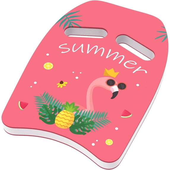 Heysplash Lightweight Swimming Kickboard, PE Magenta Flamingo, 16.14 x 11.22 x 1.18 inches, 2 lb