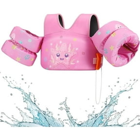 HEY! SPLASH Swim Vest for Kids, Toddler Pool Floaties Fit 20-50/70 Lbs, Children Swimming Vest with Adjustable Strap, Swim Vest Water Wing Arm Float, Puddle Sea Beach Boat Boy Girl