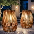 thumbnail image 1 of Heystop Solar Lanterns, Solar Lanterns Outdoor Waterproof Hanging Solar Lights Outdoor Waterproof Solar Lamp Lights Decoration for Outside Garden,Yard,Patio,Porch,Trees,Lawn,Pathway Decor, 2 Pack, 1 of 7