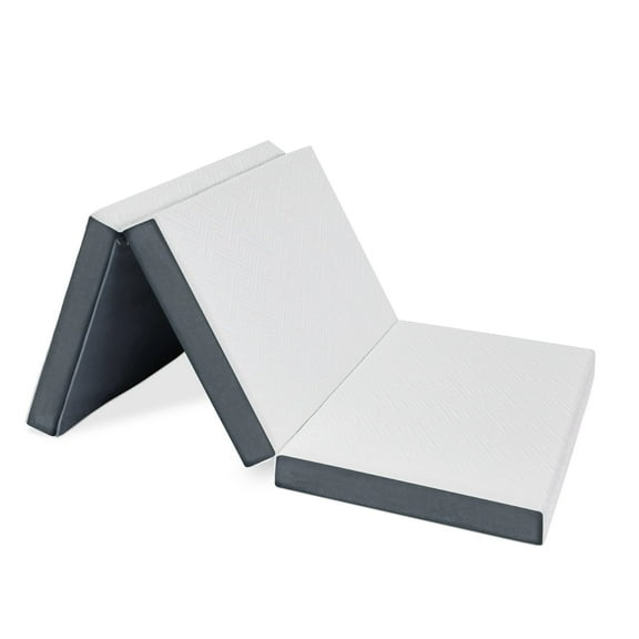 Heyward 4” Trifold Twin Mattress, Machine Washable Memory Foam Mattress