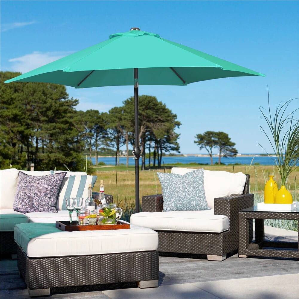 Heywoo Patio Umbrella, UV Protect Pool Umbrella with Heavy Duty Pole — free download