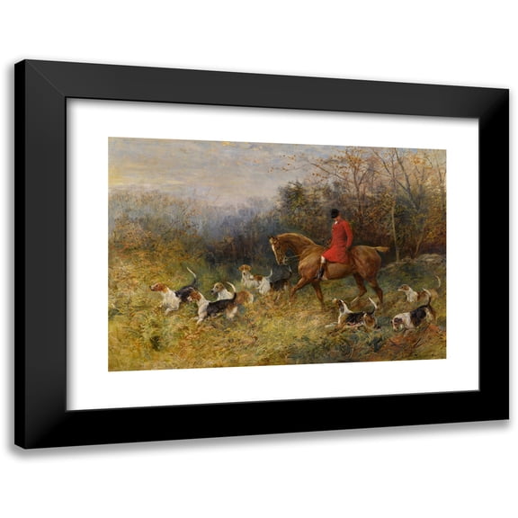 Heywood Hardy 14x11 Black Modern Framed Museum Art Print Titled - The Draw