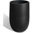 thumbnail image 1 of Heyzier Concrete Planter Outdoor Indoor, Large Tall Cement Plant Pots for Trees Flowers (Black, 22 inch), 1 of 6