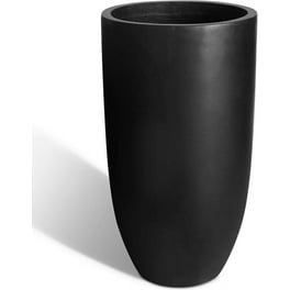 Xbrand Modern Nested Grey Square Flower Pot Planter, Set of