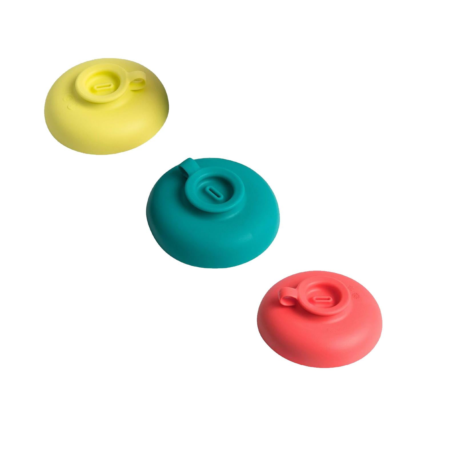 Hezhiii Circle Ice Trays Silicone Garnish Tray with Ice Compartment