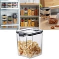 thumbnail image 1 of Hezzwei Closure Bags & lids & Boxes Clearance! Airtight Food Storage Containers With Lids Kitchen Pantry Organization And Storage Plastic Scale Food Canisters For Cereal Flour Sugar Dry Food, 1 of 9