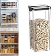 thumbnail image 1 of Hezzwei Closure Bags & lids & Boxes Clearance! Airtight Food Storage Containers With Lids Kitchen Pantry Organization And Storage Plastic Scale Food Canisters For Cereal Flour Sugar Dry Food, 1 of 9