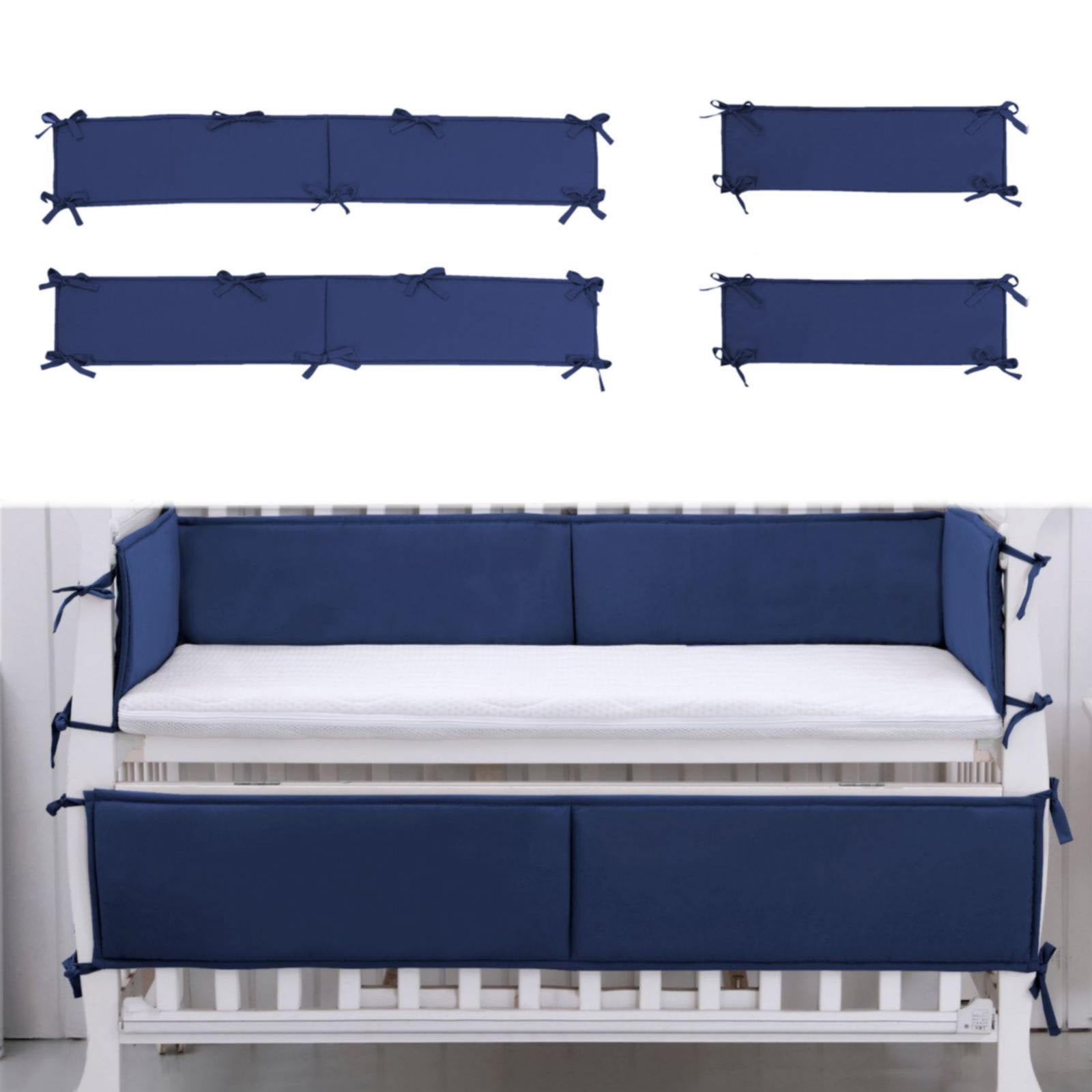 Hezzwei FourPiece Set Clearance! 4 Pack Cotton Crib Bumper Pads For