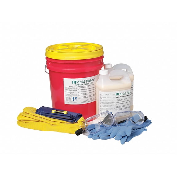 Hf Acid Eater Acid Neutralizer Kit, Neutralizes Acids, Liquid, 5 gal.  2901-005