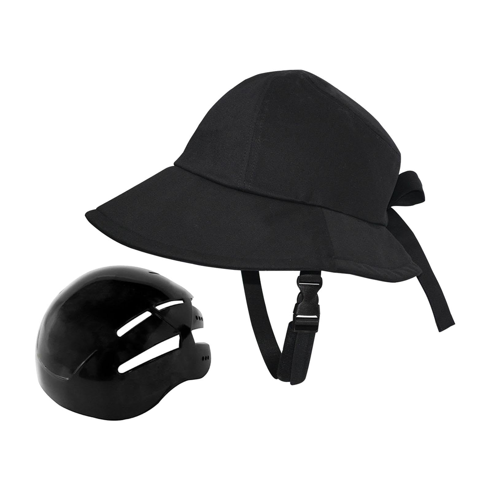 Hfnggwee Hat-Shaped Bicycle Helmet - Safety Certified Sun Hat Bike Helmet 58-60cm for Women & Men - Unisex Stylish Cycling Helmet for School & Commuting CJA513-193