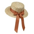 thumbnail image 1 of Hfnxid Beach Hat,Women's Solid Color Fashion Cute Bow Sun Hat Fisherman Hat Beach, 1 of 5