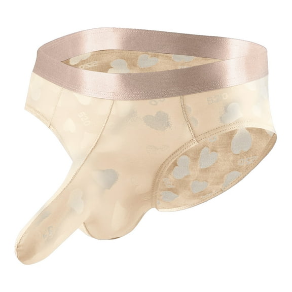 Hfnxid Boxer Briefs for Men,Men's Color Block Elastic Waist Casual Underpants