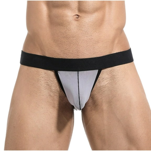 Hfnxid Boxer Briefs for Men,Men's Color Block Elastic Waist Casual Underpants